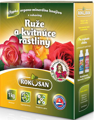 Rokosan Ruže a kvitnúce rastliny - sypké organicko-minerálne hnojivo z rohoviny
