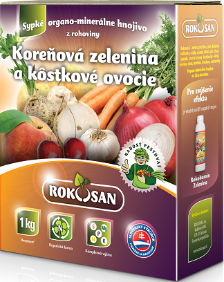 Rokosan Koreňová zelenina / Kôstkové ovocie - sypké organicko-minerálne hnojivo z rohoviny