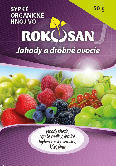Rokosan Drobné ovocie - sypké organické hnojivo s obsahom rohoviny a prírodného humátu