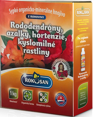 Rokosan Rododendróny, azalky a kyslomilné rastliny - sypké organicko-minerálne hnojivo z rohoviny