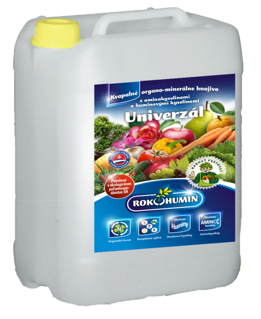 Rokohumin Univerzál 10 L - kvapalné univerzálne organominerálne hnojivo